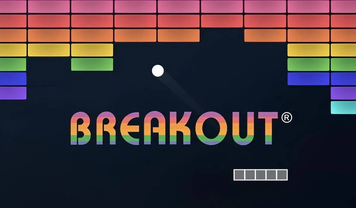 Atari Breakout Game Banner Atari Breakout Game gameplay screenshot